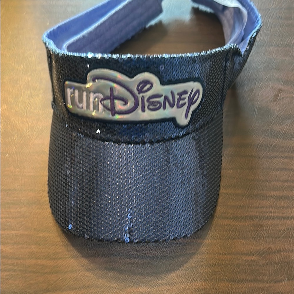 RunDisney Purple Princess Sequin Visor Hat